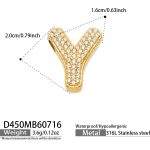 color: D450-Letter Y Gold Pendant