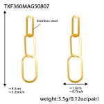 color: TXF360-Gold Earrings