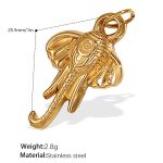 color: PJ553G Gold Pendant