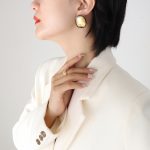 color: F075-Gold Earrings