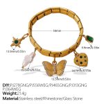 color: SL29G18 Multi-element Bracelet
