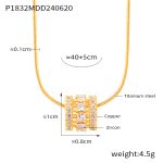 color: P1832-Gold Necklace