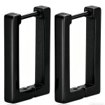 color: Flat Rectangle Black 1 PC MS-093