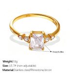 color: JZ166G7 Zircon Ring