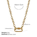 color: XL690G Gold Necklace