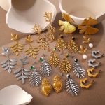 New Leaf Ginkgo Leaf Earrings Autumn and Winter Personalized Design Earrings Jewelry Female