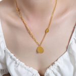 color: P604-Gold Necklace