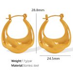 color: EH611 Gold Earrings