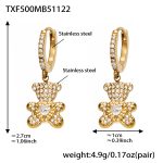 color: TXF500-Gold Earrings