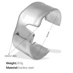 color: SZ177S Silver Bangle