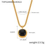 color: TXP028-Gold Black Agate
