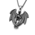 color: Bat + Stainless Steel Chain