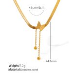 color: TPXL84G Gold Necklace