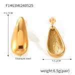 color: F1463-Gold Earrings