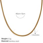 color: XL569G1.3MM Snake Bone Chain