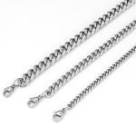 color: 4mm Thick Lobster Clasp Steel Color / size: Length 18cm Bracelet