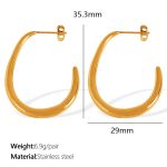 color: EH766 Gold Earrings
