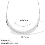 color: XL229S Silver Choker