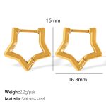 color: EH824 Gold Earrings