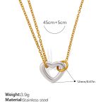 color: XL907SG Two-tone Gold Necklace