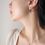 color: F101-Steel Color Earrings
