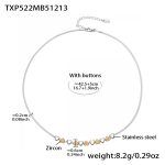 color: TXP522-Mixed Color Necklace 41+5cm