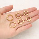Same Style Hip Hop N Stainless Steel Non-Piercing Ear Clip Simple Men's Ear Clip
