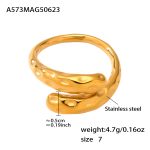 color: A573-Gold Ring -Small / size: US 7