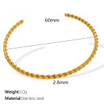 color: SZ186G Gold Bangle