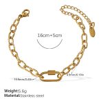 color: SL271G Gold Bracelet