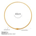 color: XL870G Gold Necklace