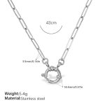color: XL479S Silver Necklace