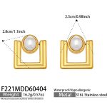 color: F221-Gold Earrings