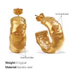 color: EH1079G Gold Earrings