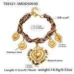 color: TXE421-5 Gold Bracelet -13+3cm