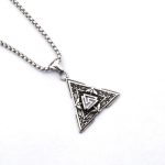 color: Triangle + Stainless Steel Chain