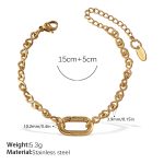 color: SL334G Gold Bracelet
