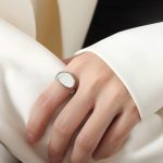 color: A548-Steel Color Ring / size: US 7