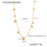 color: P2018-Gold Necklace