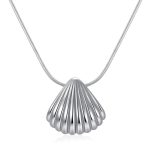 color: Shell Necklace Steel Color -2