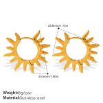 color: EH1355G Gold Earrings