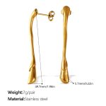 color: EH1185G Gold Earrings