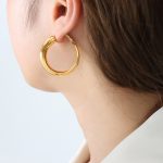 color: F237-Large Gold Earrings