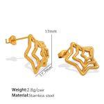 color: EH820 Gold Earrings