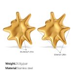 color: EH1183G Gold Earrings