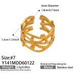 color: Y141-Gold Ring / size: US 7