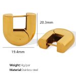 color: EH625 Gold Earrings