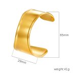 color: Size 20 Gold Bangle