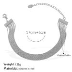 color: SL386S Silver Bracelet