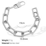 color: SL103 Silver Bracelet